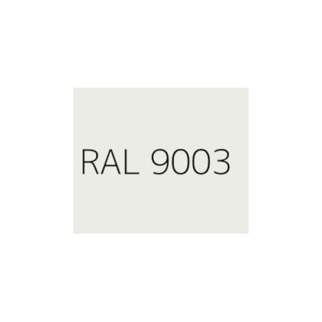 1 x Capuchon Tête hexagonale TH Polyéthylène RAL9003 blanc de sécurité pour vis autoperceuse ou tole de diam 4.8-5.5