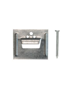 Clips pour lambris n° 3 + Pointe Acier zingué