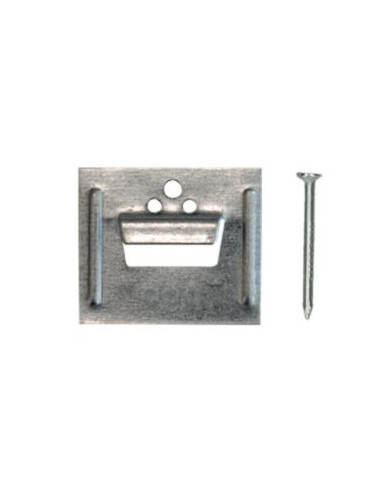 1 x Clips pour lambris n° 3 + Pointe Acier zingué