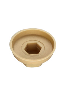 Capuchon Tête hexagonale TH Polyéthylène RAL1001 beige... 2
