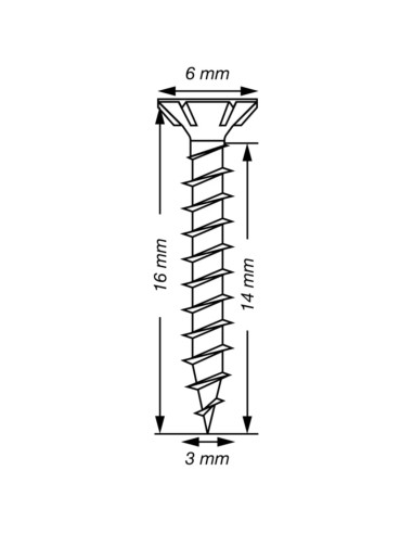 1 x Spax T-STAR PLUS Tête fraisée TORX T10 Inox...