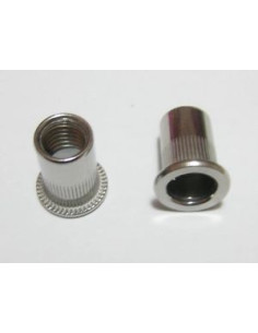 Ecrou à sertir M6X17.5 ALPC 45 Aluminium Epaisseur de...