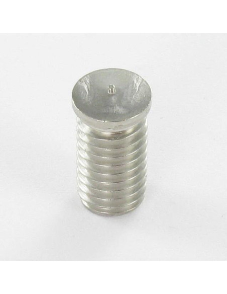 1 x Goujon fileté à souder Inox A2 M4X6
