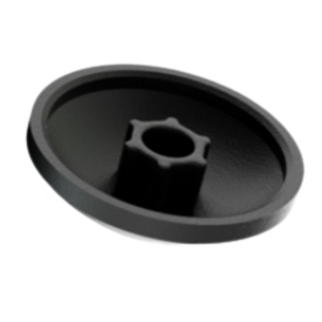 1 x Cache tête de vis TORX T25 Diamètre de tête: 16,5 Polyethylène noir Pour Tête cylindrique TC