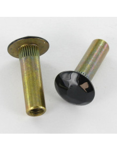 Ecrou Relieur Tête bombée MARTELE M6X18 8X24 Acier zingué
