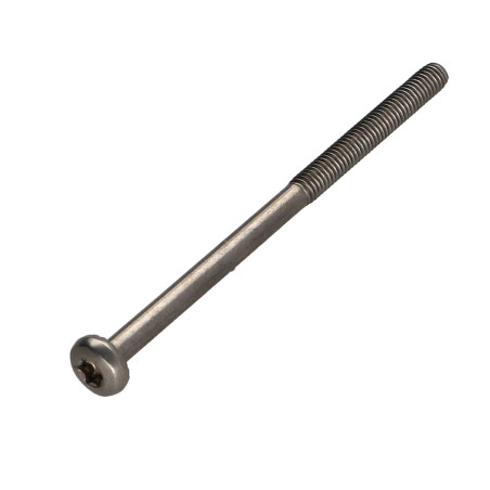 1 x Vis métaux Tête cylindrique bombée TCB TORX T20 4X88 Filetée sur 30 Inox A2