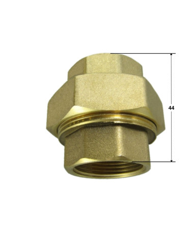 1 x Raccord union droit 15x21 (1/2")...
