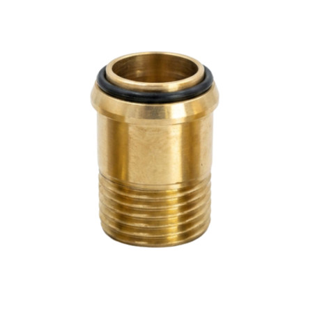 1 x Raccord union droit joint torique 15x21 (1/2") Mâle/Femelle Laiton Figure 341
