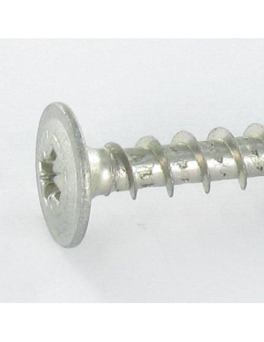1 x Vis Spax Tête plate Pozi 5X40 WIROX