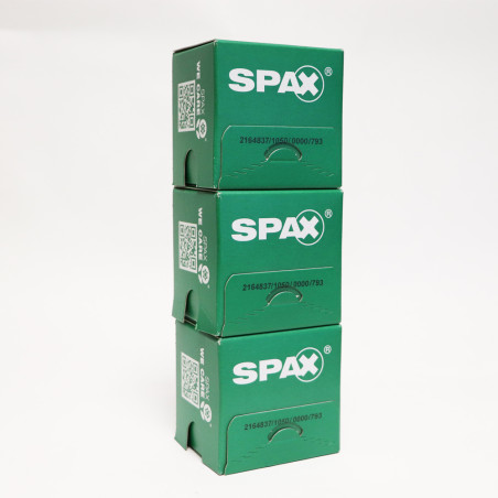 1 x Vis Spax Tête plate Pozi 5X40 WIROX