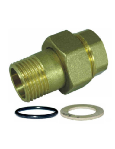 1 x Raccord union droit joint torique 20x27...