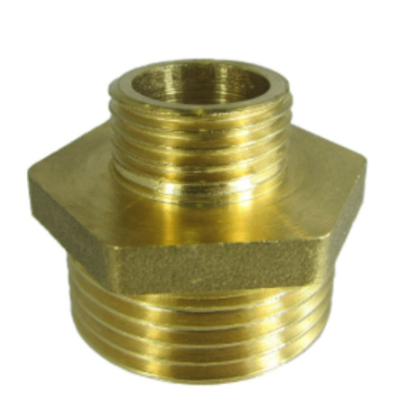 1 x Mamelon réduit figure 245 Mâle / Mâle 12x17 (3/8') X 15x21 (1/2") Laiton