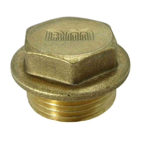 1 x Bouchon mâle Figure 290 26x34 (1") Tête large Laiton