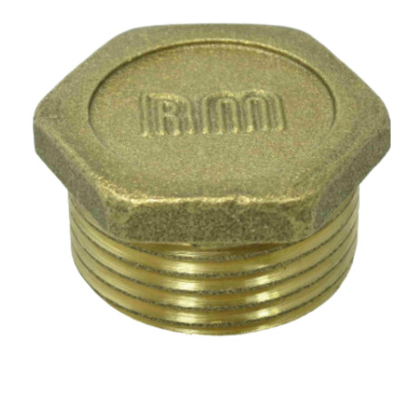 1 x Bouchon mâle Figure 290 26x34 (1") tête plane Laiton