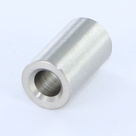 1 x Entretoise Cylindrique Lisse 12X3 Diamètre Intérieur 8 Inox