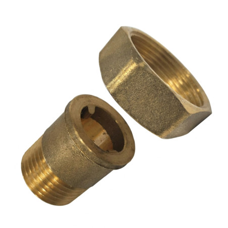 1 x Raccord union plat Mâle/Femelle 26x34 (1") X 33x42 (1"1/4) Laiton