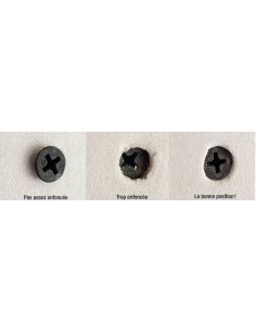 Vis pour plaque de plâtre Vis TTPC 3.5X45 Acier phosphate 2
