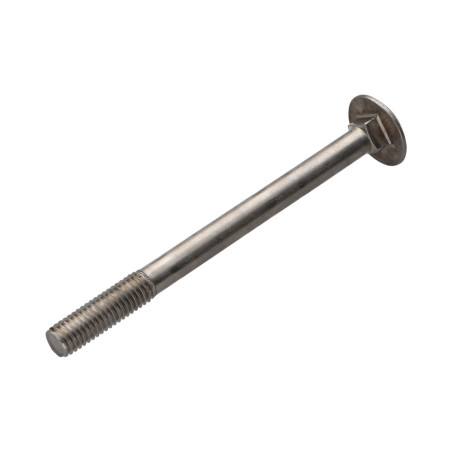 1 x TRCC JAPY tête ronde collet carré Inox A2 M10X110 Filetage partiel