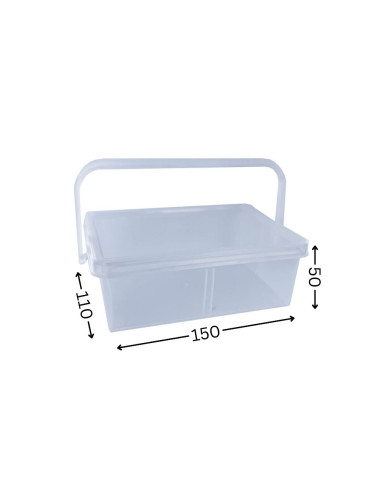1 x Boite de RANGEMENT à COUVERCLE 150X110X50