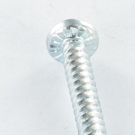 1 x Vis autoperceuse Tête cylindrique bombée TCB Carré phillips 4.8X50 Filet tôle Acier zingué