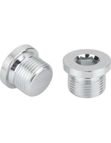 1 x Bouchon Hexagonal creux à collerette Clé de...