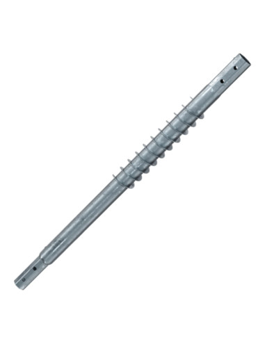 1 x Extension pour vis de fondation 76X3.6X1500...