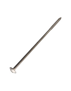 Vis charpente tête disque Inox A2 8X250 Filetée sur 80...