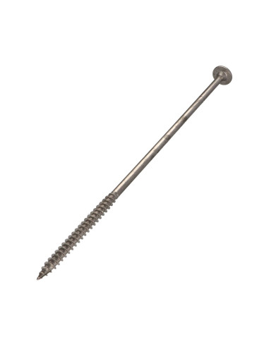 1 x Vis charpente tête disque Inox A2 8X220...
