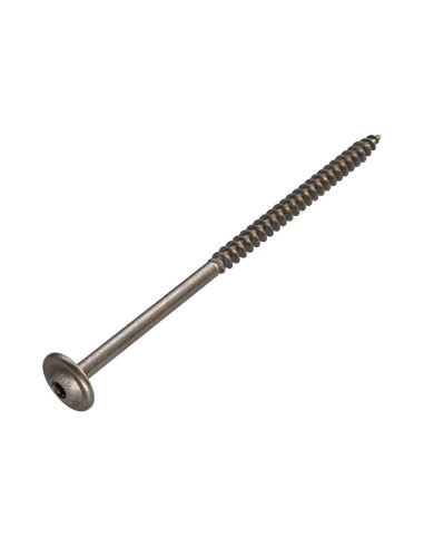 1 x Vis charpente tête disque Inox A2 8X150...