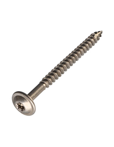 1 x Vis charpente tête disque Inox A2 8X110...