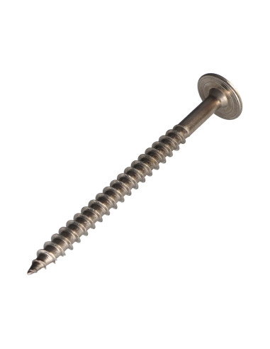 1 x Vis charpente tête disque Inox A2 8X110...