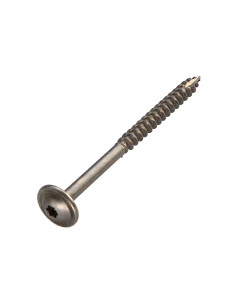 Vis charpente tête disque Inox A2 6X65 Filetée sur 36...