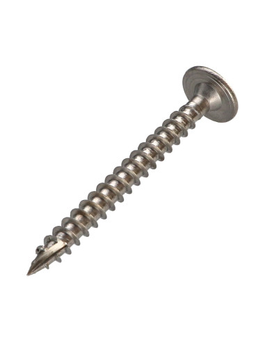 1 x Vis charpente tête disque Inox A2 8X90...