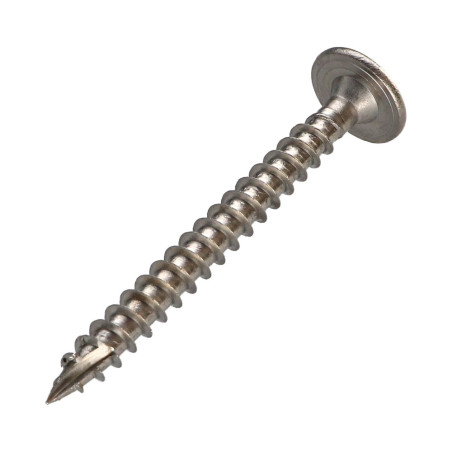 1 x Vis charpente tête disque Inox A2 8X70 Filetée sur 50 TORX T40 Diamètre de tête: 20
