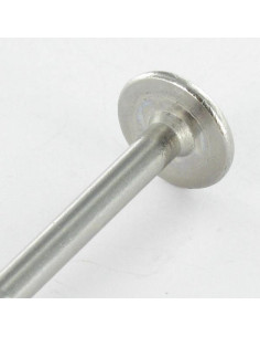 Vis charpente tête disque Inox A2 8X320 Filetée sur 80... 2