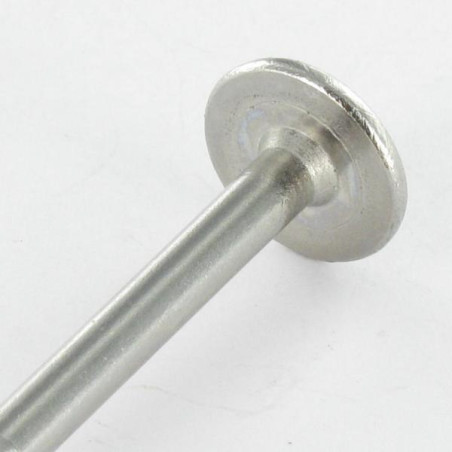 1 x Vis charpente tête disque Inox A2 8X340 Filetée sur 80 TORX T40 Diamètre de tête: 20
