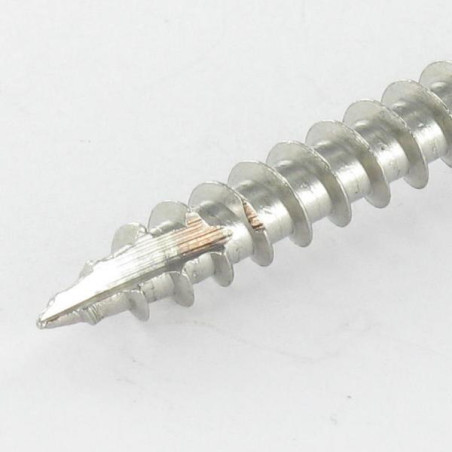 1 x Vis charpente tête disque Inox A2 8X340 Filetée sur 80 TORX T40 Diamètre de tête: 20
