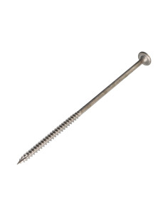 Vis charpente tête disque Inox A2 6X60 Filetée sur 36... 2