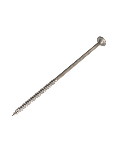 1 x Vis charpente tête disque Inox A2 6X55...