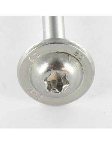 1 x Vis charpente tête disque Inox A2 8X260...
