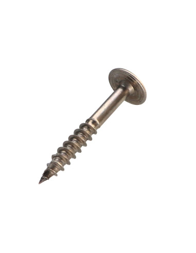 1 x Vis charpente tête disque Inox A2 8X60...
