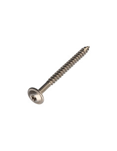 Vis charpente tête disque Inox A2 8X100 Filetée sur 80...