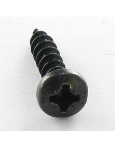 VBA3 Tête ronde TR Pozi 3.5X15 Acier zingué noir 2
