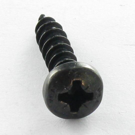 1 x VBA3 Tête ronde TR Pozi 3.5X15 Acier zingué noir