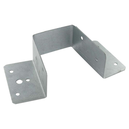 1 x Sabot de charpente Forme U support poutre 25X75 Sendzimir