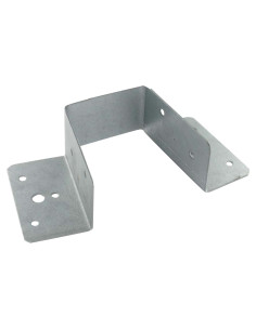 Sabot de charpente Forme U support poutre 50X75 Sendzimir