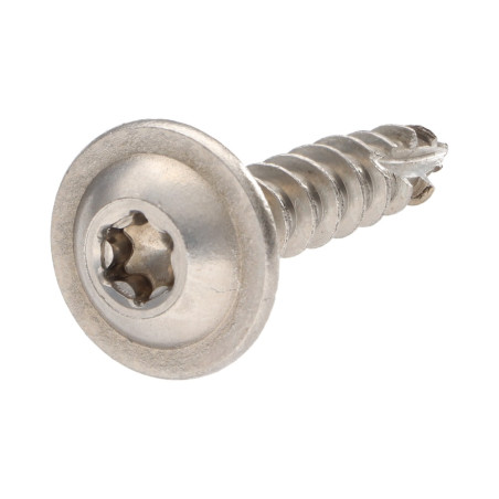 1 x Vis charpente tête disque Inox A2 8X30 Filetage total TORX T40 Diamètre de tête: 20