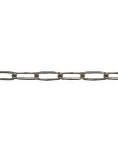 M Chaîne à MAILL Long Diamètre 3 Inox A4 (vendu au m)