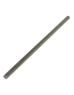 Tige filetée M8 Longueur 1 mètre Pas Gauche Acier brut 2