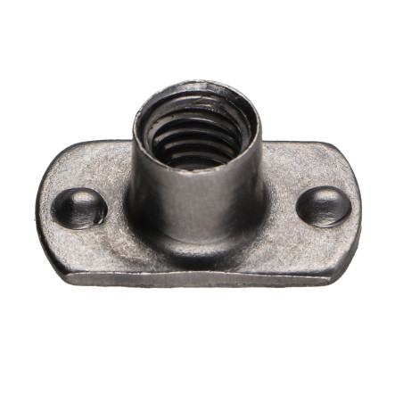 1 x Ecrou cylindrique à souder Bossage intérieur M6 22X14 Acier brut